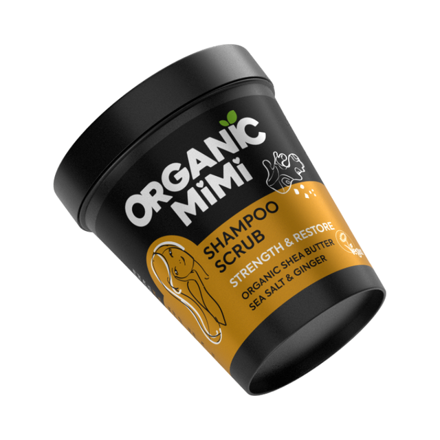 Organic Mimi, Shampoo Scrub Strength & Restore Sea Salt & Ginger, 280 G